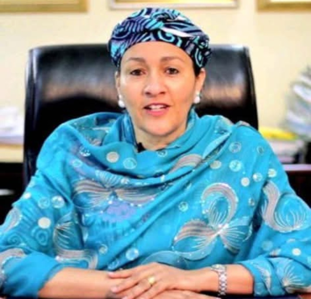 Amina Jane Mohammed, GCON, a Nigerian-British diplomat and politician who serves as the Deputy Secretary-General of the United Nations. She previously served as Nigeria’s Minister of Environment from 2015 to 2016 and was recognized with the GCON national honour in Nigeria