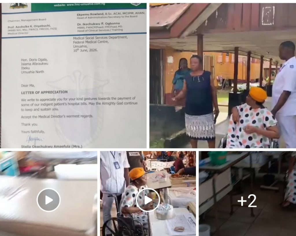 Abia AAC Governorship Candidate Doris Ogala Pays Hospital Bills of Patients