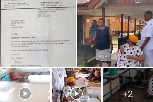 Abia AAC Governorship Candidate Doris Ogala Pays Hospital Bills of Patients
