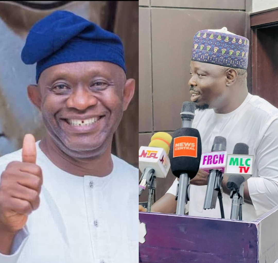 Kogi West Senator, Sunday Steve Karimi and Executive Chairman of Lokoja LGC