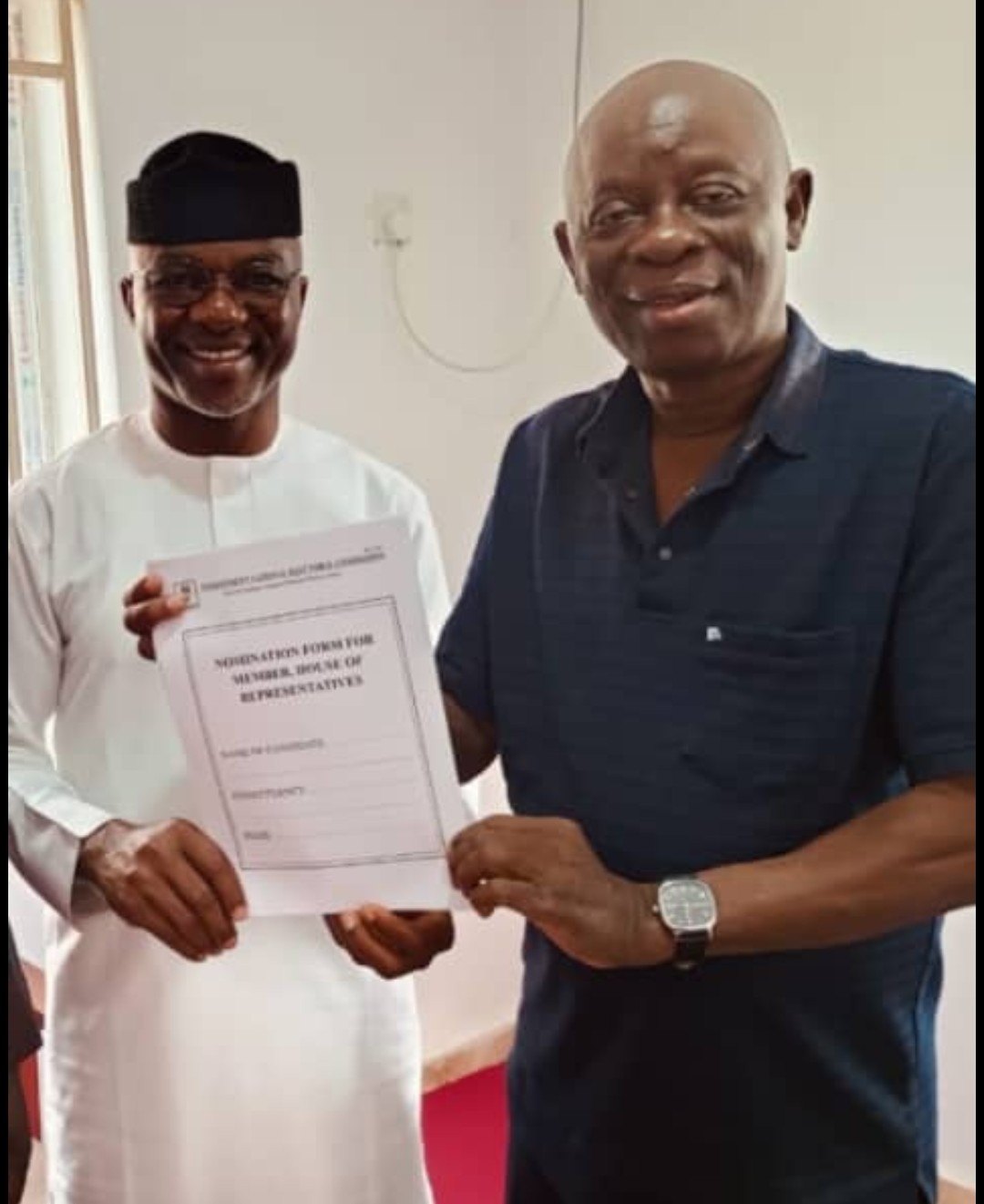 Hon. Daniel Ogah Ogazi and Rt. Hon. Ibrahim Balarabe Abdullahi