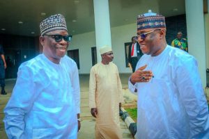 Two former Speakers of the Nasarawa State House of Assembly, Rt. Hon. Ibrahim Balarabe Abdullahi and Rt. Hon. Dr. Musa Ahmed Muhammed