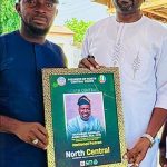 Comrade Gabriel Joshua Ojochegbe and Kogi State Commissioner for Finance, Budget and Economic Planning, Alhaji Mukadam Asiru Asiwaju Idris