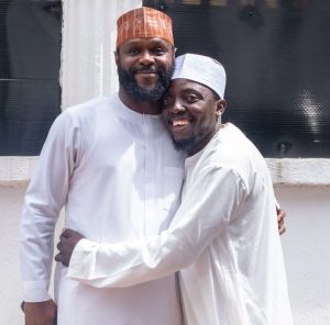 President Bola Ahmed Tinubu's son, Seyi Tinubu and Prince Seidu Ademu alias Cartoon Boy TV 