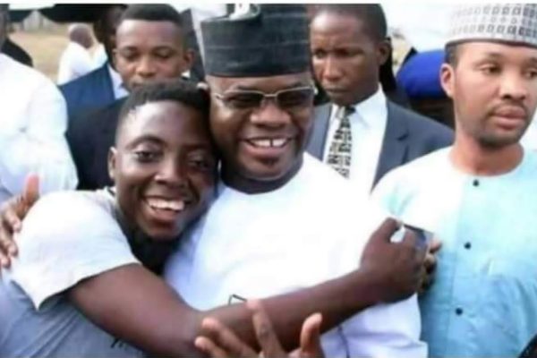 Prince Seidu Ademu alias Cartoon Boy and former Kogi State Governor, Alhaji Yahaya Adoza Bello