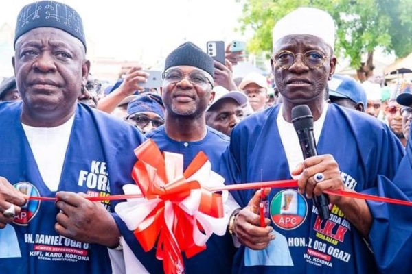 From Right: Wadada, Ogazi and Bello
