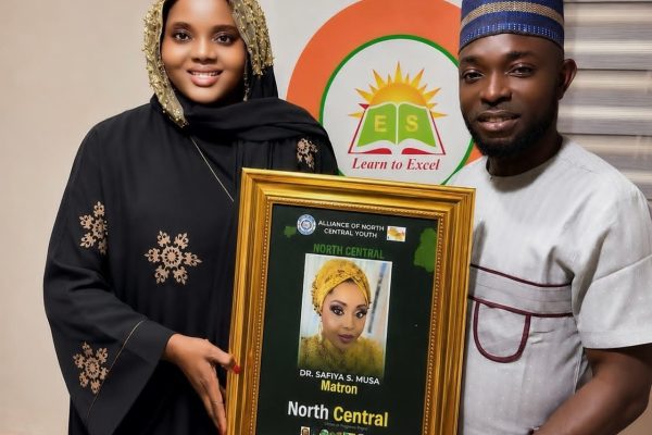 Dr. Safiya S. Musa, National Deputy Director (North) of the APC Professional Women Council and National Coordinator of ANCY, Comrade Gabriel Joshua Ojochegbe