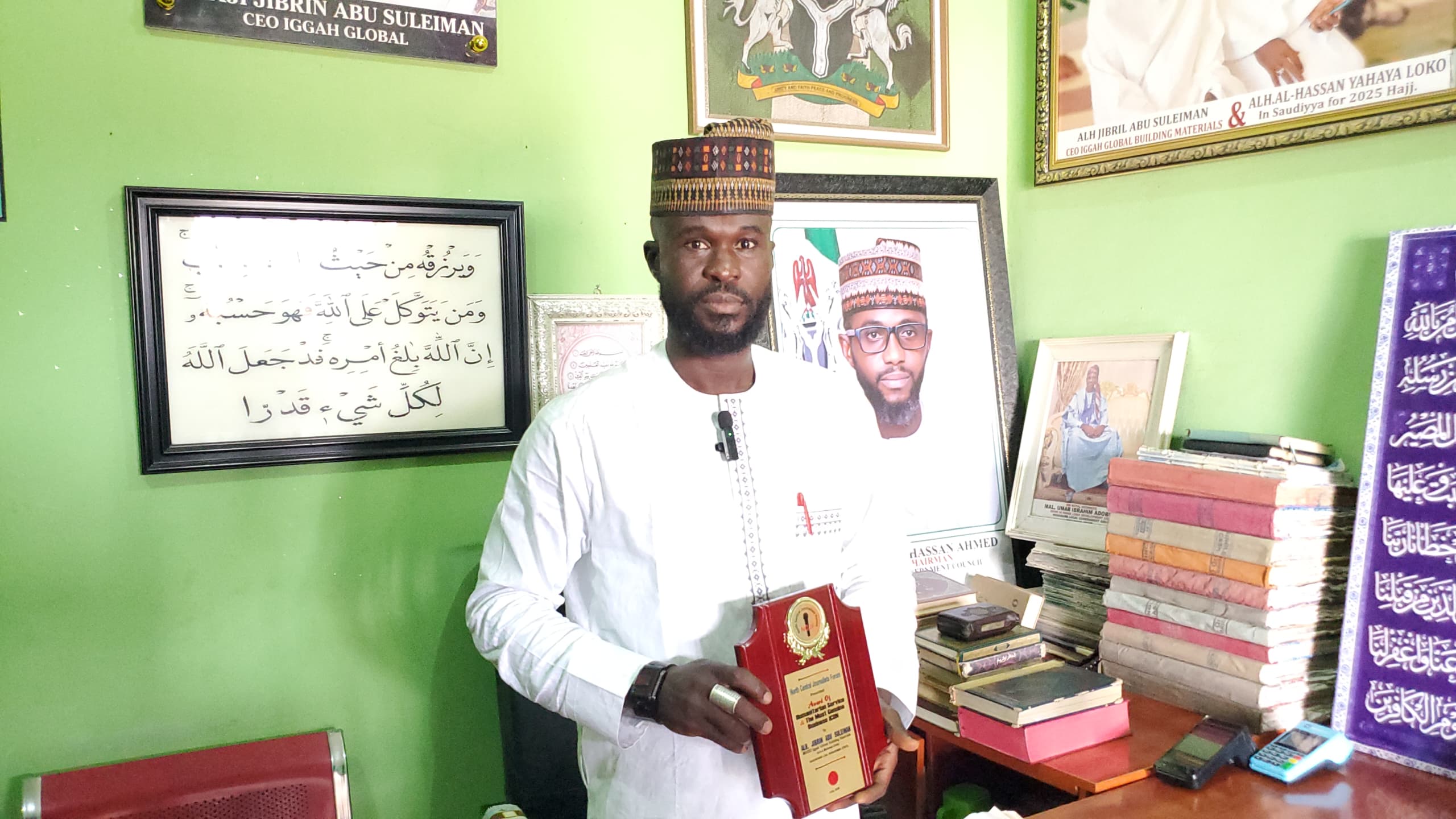 Alhaji Jibrin Abu Suleiman, CEO/ MD of Iggah Global Building Materials Aka "Mutuwa Dole".