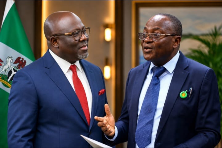 Delta State Governor, Rt. Hon. Sheriff Oborevwori and Member representing Ughelli North, Ughelli South and Udu Federal Constituency in the House of Representatives, Hon. Francis Waive