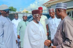 Former Governor of Nasarawa State and Senator, who represented Nasarawa South in the National Assembly, Senator Umar Tanko Al-Makura and Former Speaker of Nasarawa State House of Assembly, Rt. Hon. Ibrahim Balarabe Abdullahi