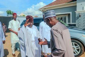 Former Governor of Nasarawa State and Senator, who represented Nasarawa South in the National Assembly, Senator Umar Tanko Al-Makura and Former Speaker of Nasarawa State House of Assembly, Rt. Hon. Ibrahim Balarabe Abdullahi