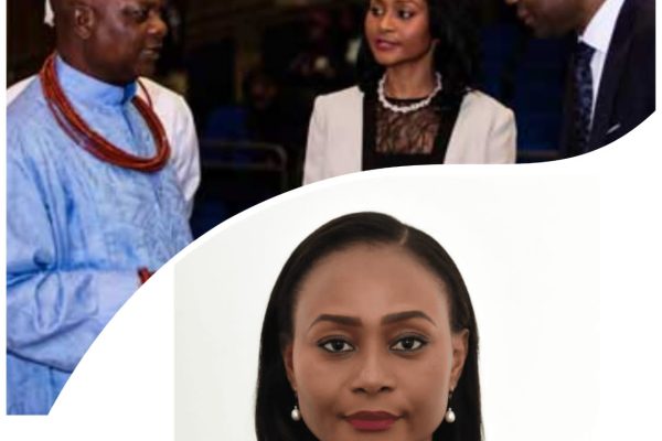 Princess Joan Omeru speaking during the Women in Quantitative Finance Leadership Conference in London, United Kingdom
