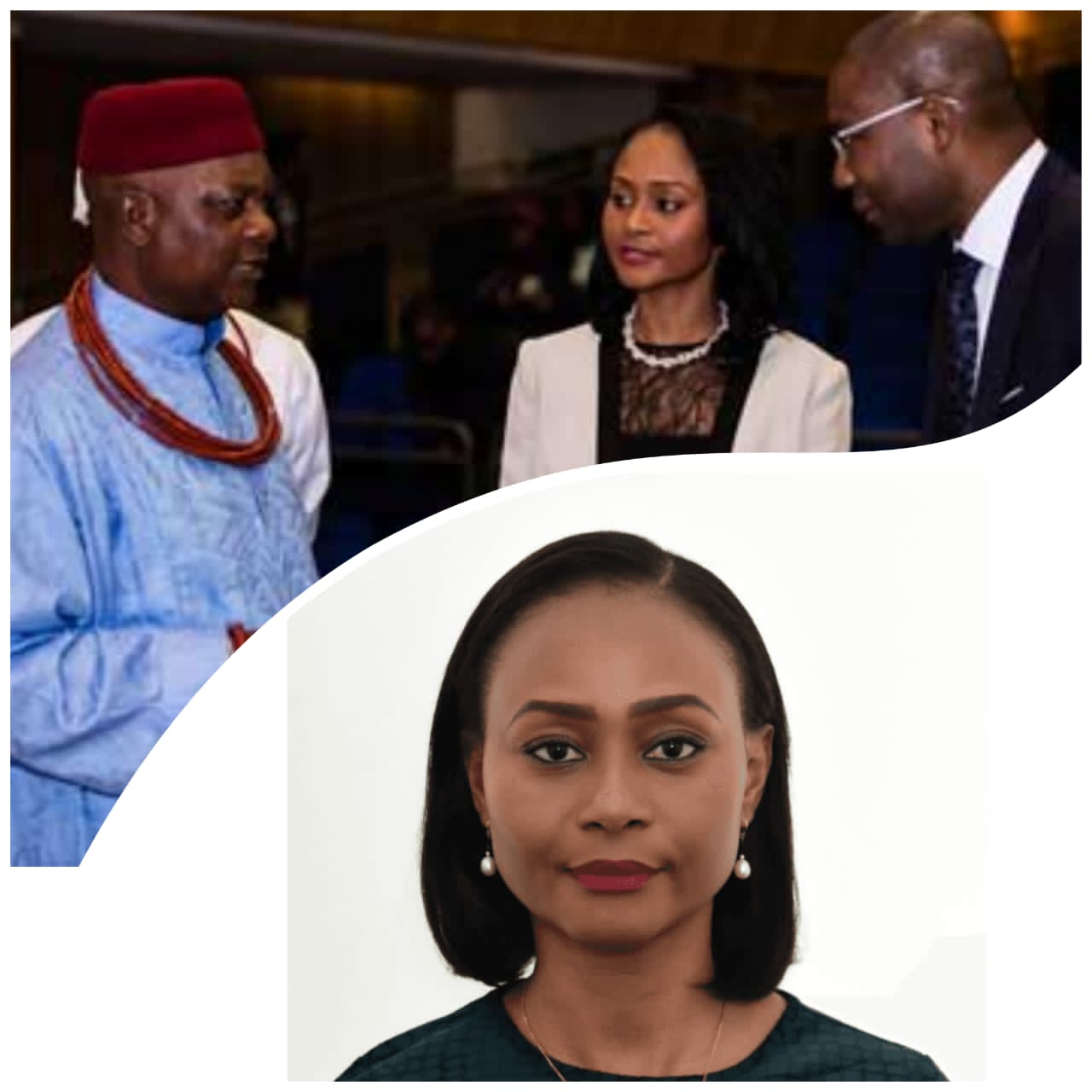 Princess Joan Omeru speaking during the Women in Quantitative Finance Leadership Conference in London, United Kingdom