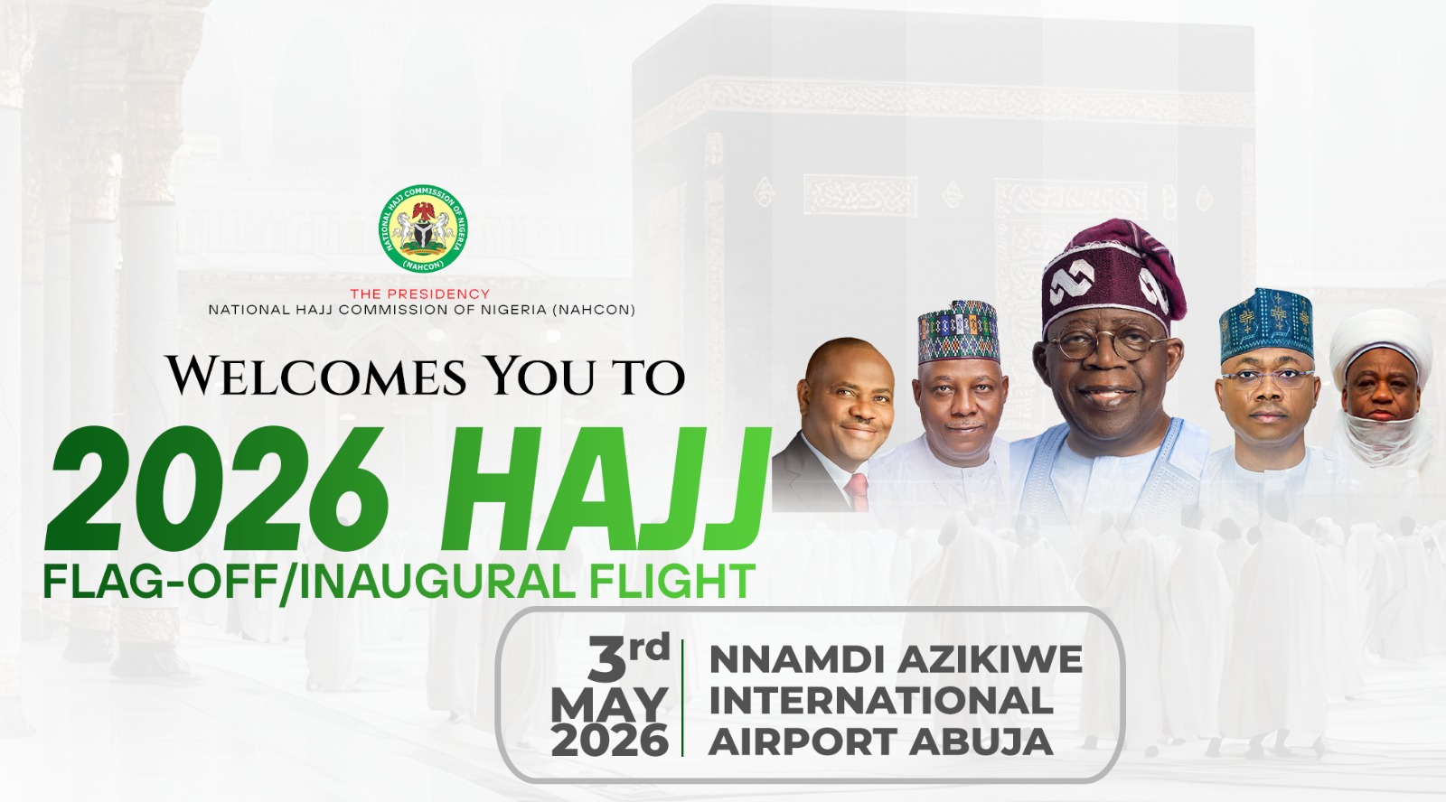NAHCON Chairman Ambassador Ismaila Abba Yusuf addressing stakeholders after the successful 2026 Hajj operations.