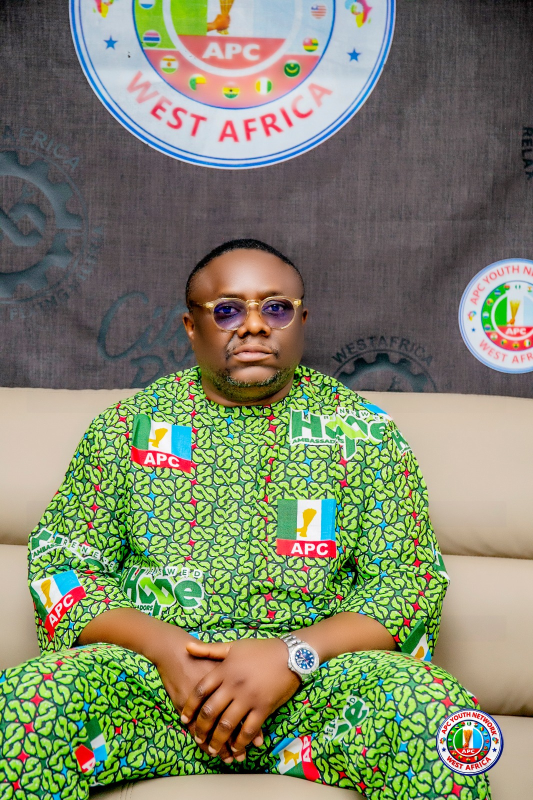 Hon. Olatunde Gideon Igbasan, Chairman of AfriVox TV, following his appointment as Chairman of the Continental Coordinators of the Renewed Hope Ambassadors in London, United Kingdom.