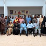 Dr Hassan Abdulrahman Ocholi during his familiarisation visit to the TETFund North Central Zonal Office in Mararaba, Nasarawa State, where he inspected the ongoing permanent office complex and met with staff after assuming office as Board of Trustees member representing the North Central geopolitical zone