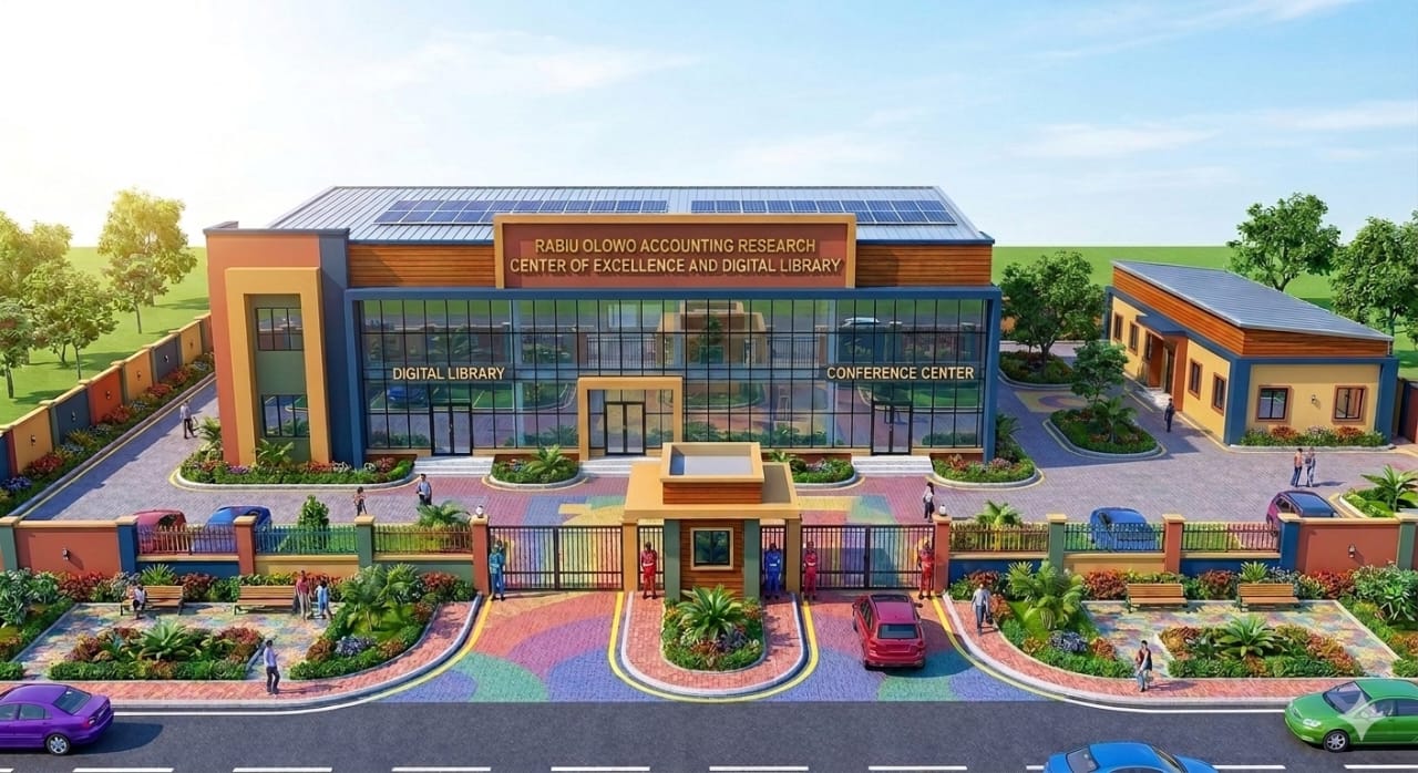 Representatives of the donor and university management during the foundation laying ceremony at the Faculty of Management Sciences, PAAU.