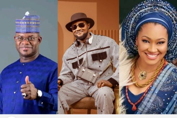 Ex-Gov Yahaya Bello, Pastor Innocent Ihiovi and Sen. Natasha Akpoti-Uduaghan