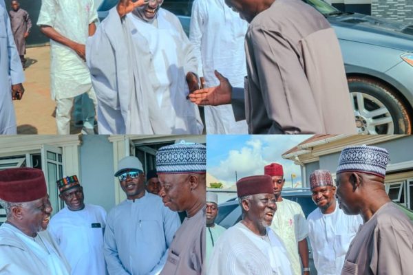 Former Governor of Nasarawa State and Senator, who represented Nasarawa South in the National Assembly, Senator Umar Tanko Al-Makura and Former Speaker of Nasarawa State House of Assembly, Rt. Hon. Ibrahim Balarabe Abdullahi