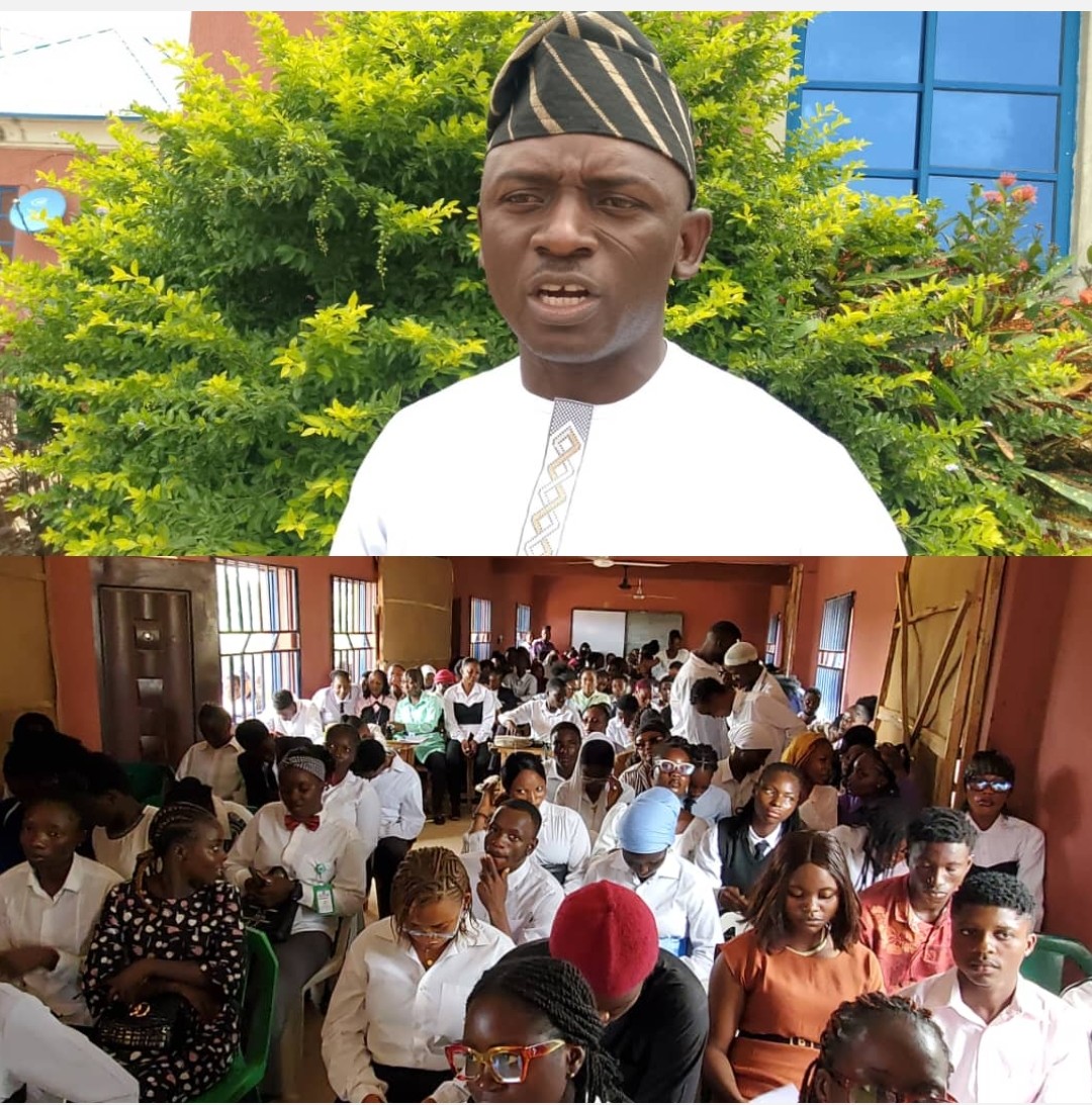 Students and management of Famous Star Institute during the opening ceremony of the 2026 Students' Week in Lafia.