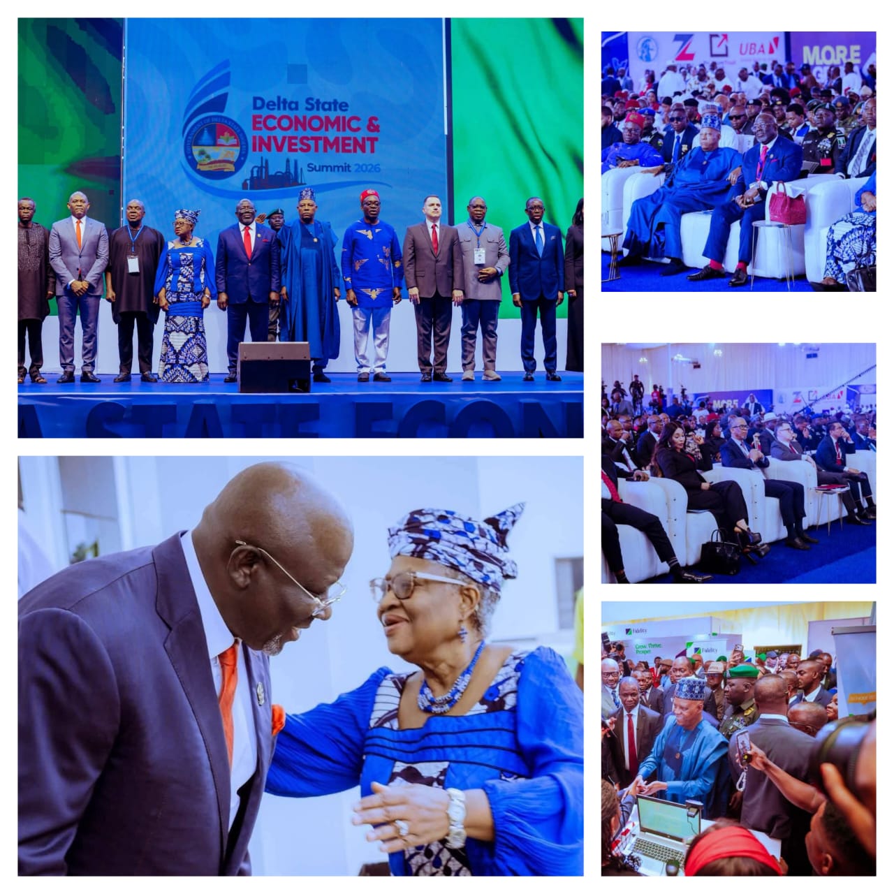 Governor Sheriff Oborevwori unveiling the $100 million Investment Catalyst at the Delta Economic Summit 2026.