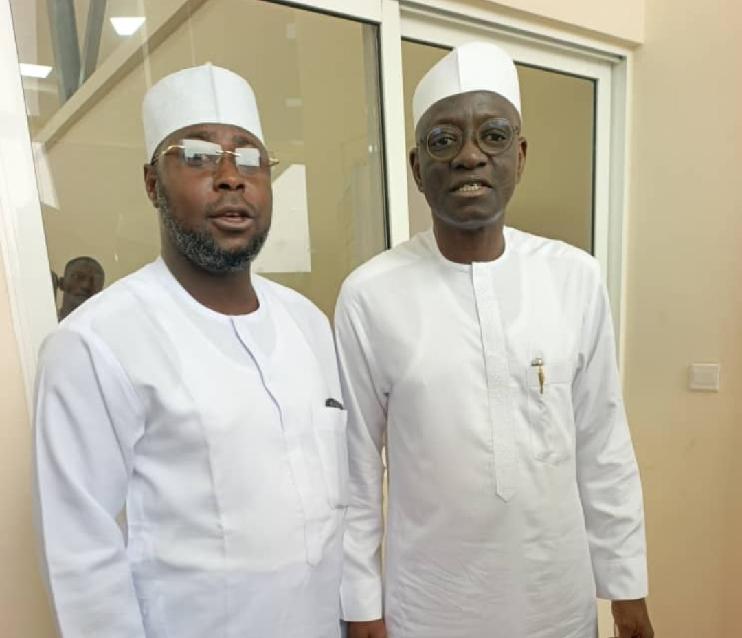 Jaafar M. Loko Chairman, Coalition of Youth Support Group for Wadada 2027 and Senator Ahmed Aliyu Wadada