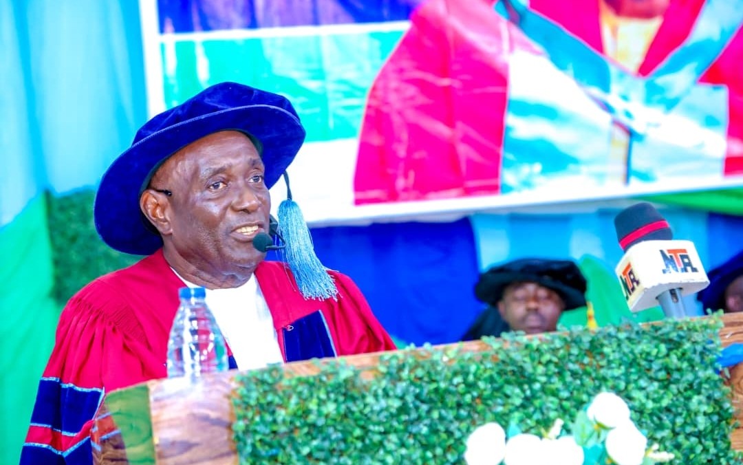 Professor Elijah Ebenehi Ogbadu delivering PAAU's 25th Inaugural Lecture in Anyigba