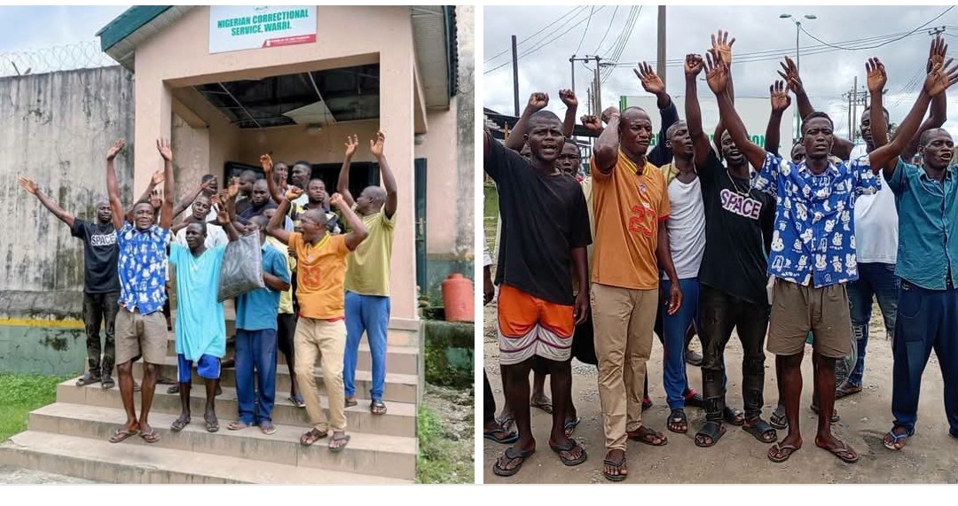 Reuben Izeze and FOOSTODEY humanitarian intervention that secured release of 15 Warri Correctional Centre inmates