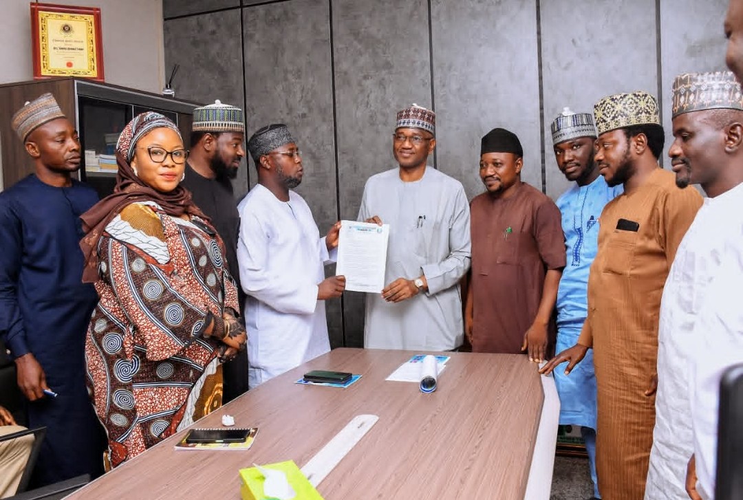 Wadada 2027 Youth Coalition presents educational initiative proposal to Arc. Shehu Ahmed Tukur