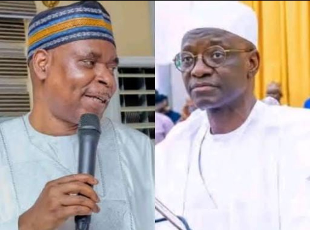 Former Inspector-General of Police, Mohammed Abubakar Adamu and Senator Ahmed Aliyu Wadada