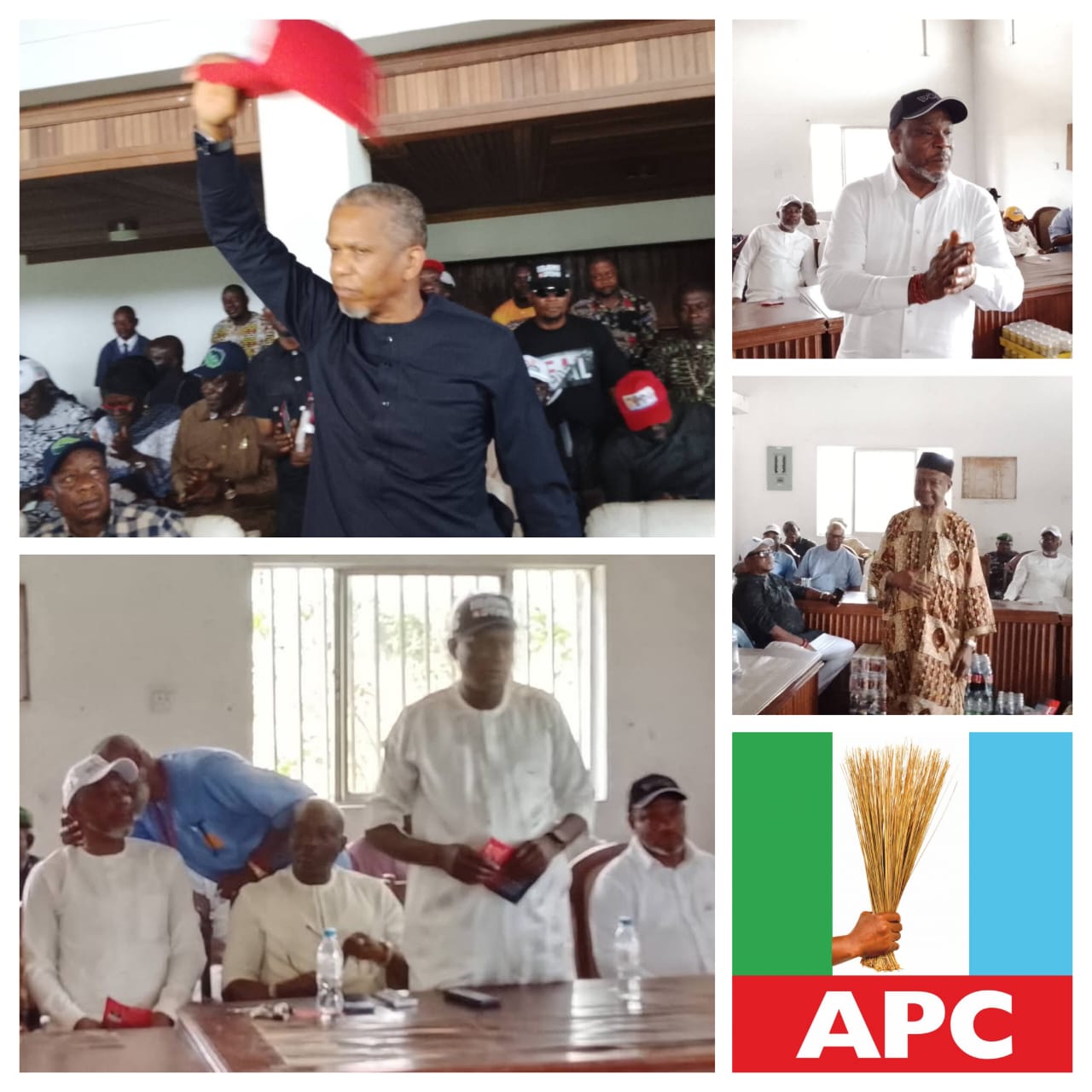 Senator Ede Dafinone with APC leaders and stakeholders in Ethiope East Delta State