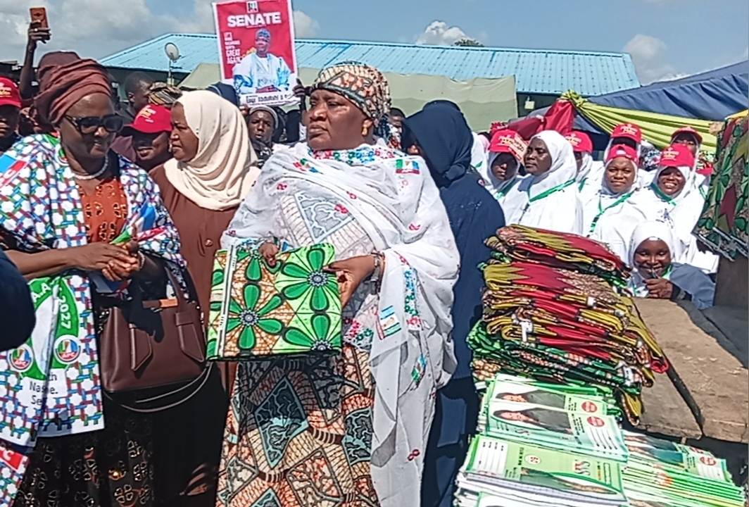Silifat Sule speaks at Manya Mata widow empowerment programme in Gudi
