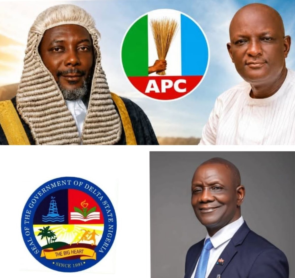 Fred Latimore Oghenesivbe congratulates Arthur Akpowowo and Felix Erhimedafe as APC candidates