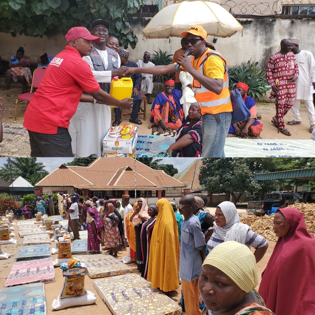 NEMA and NASEMA relief distribution to victims in Nasarawa State