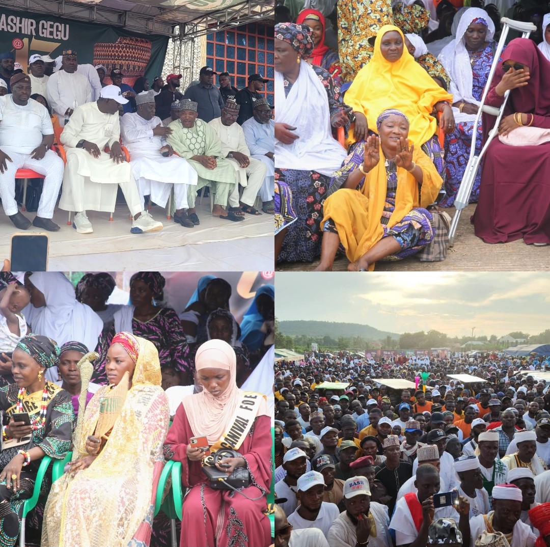Tanko Osuku and Abdulrahman Ndako at Bashir Gegu 47th birthday celebration in Kogi LGA
