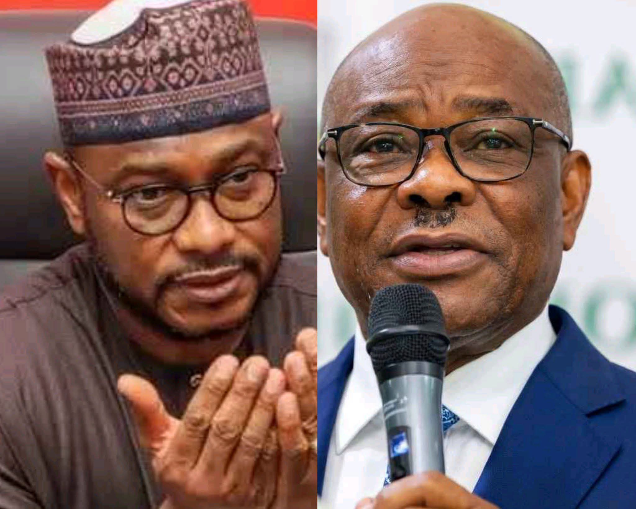 Zamfara State Governor, Dauda Lawal and Minister of the Federal Capital Territory (FCT), Nyesom Wike
