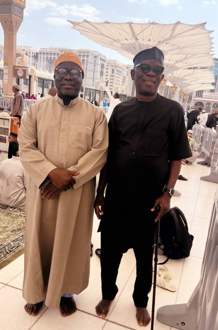 Keffi lawmaker, Hon. Baba Ali Nana (L) and Rt. Hon. Ibrahim Balarabe Abdullahi