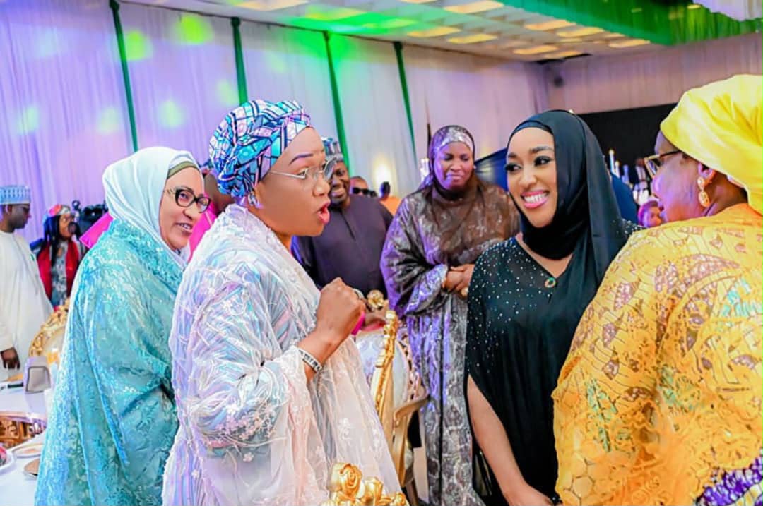 Nigerian First Lady, Senator Oluremi Tinubu and Director of the Women Mobilisation Directorate of the APC Presidential Campaign Council, Dr Betta Edu