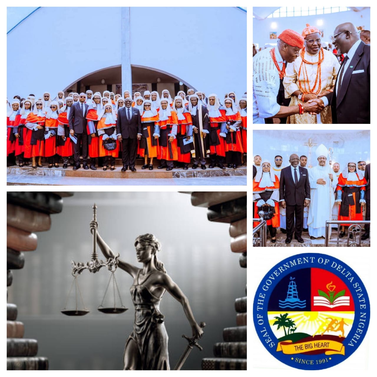 Governor Sheriff Oborevwori urges judges and legal practitioners to uphold justice, integrity and judicial independence as Delta State begins the 2026/2027 Legal Year.