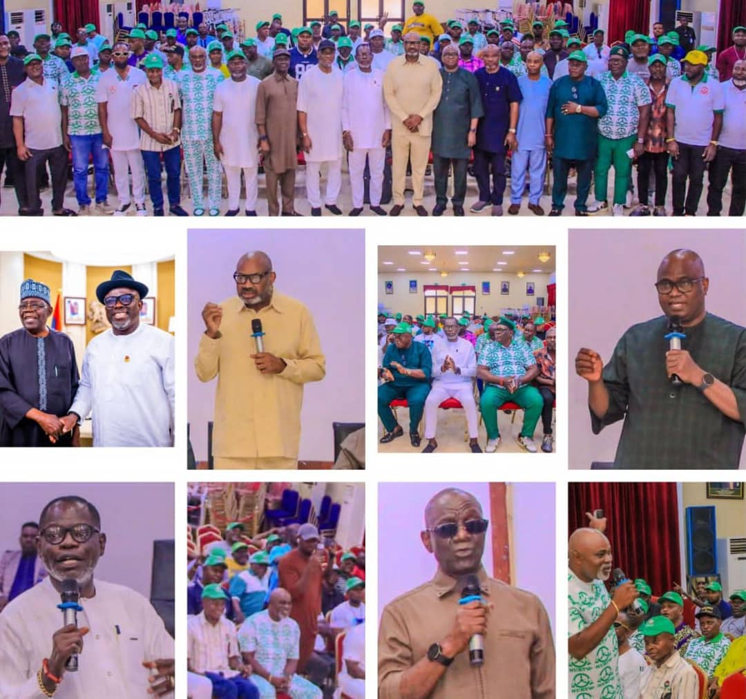 NURTW Delta leaders declare support for Tinubu, Oborevwori and APC candidates ahead of the 2027 elections.