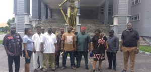 Affected occupants of demolished house in Asaba