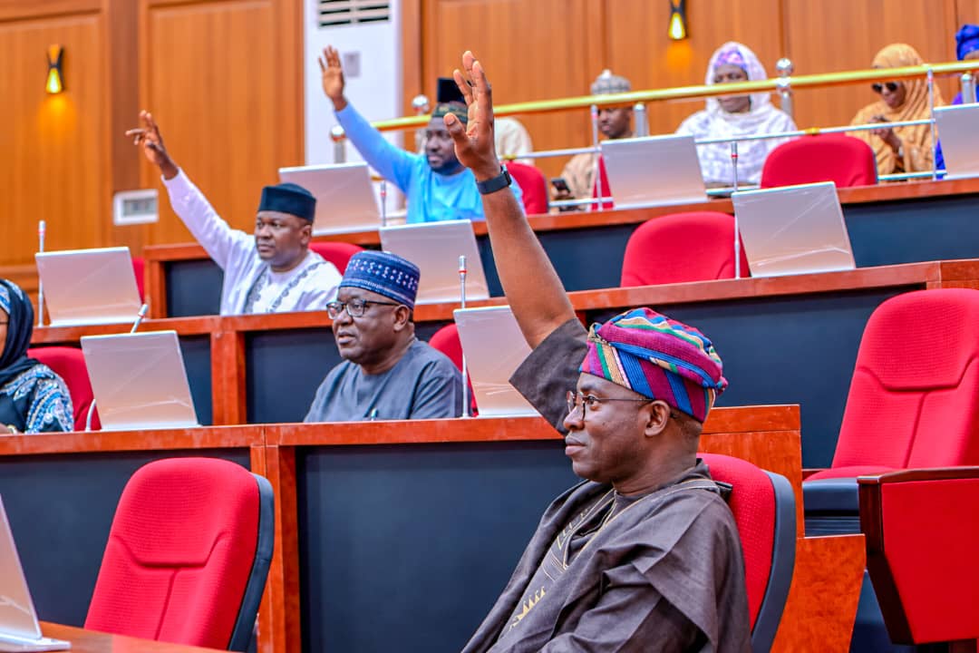 Members of Nasarawa State House of Assembly during a sitting in Lafia