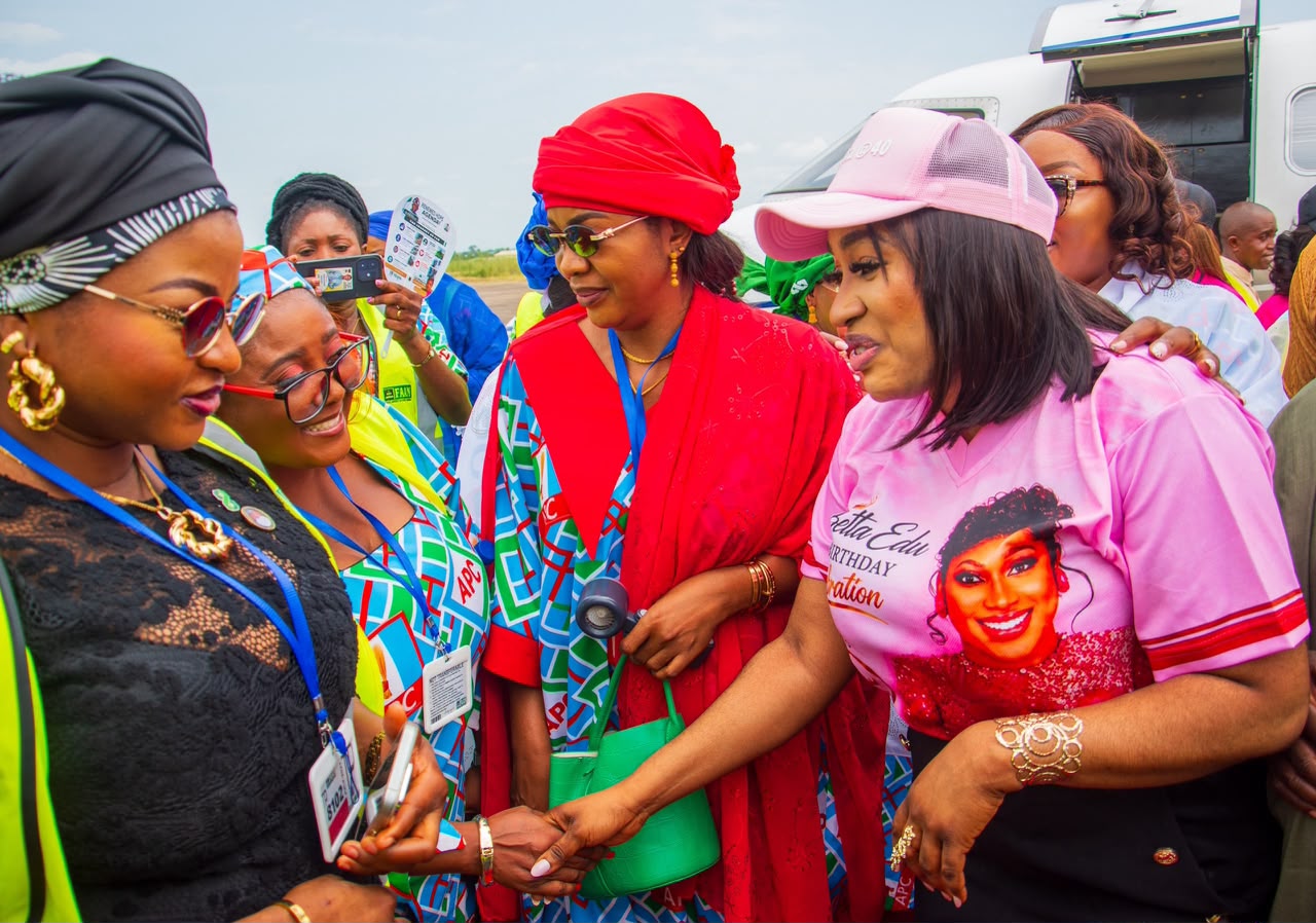 Betta Edu joins Benue women for a birthday celebration and strategic town hall meeting.