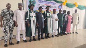The maiden engineering oath-taking and induction ceremony for the 2024/2025 academic session at Delta State University, Oleh Campus, Delta State.